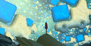 mavi ve beyaz arkaplan