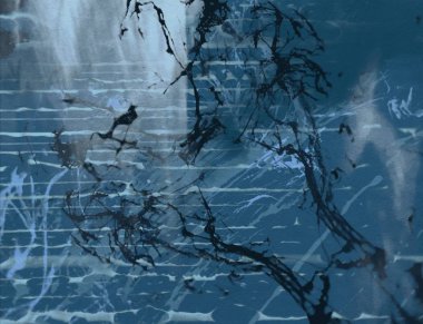 Arkaplanda soyut renkli lekeler