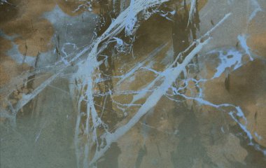 metin için alan ile arka planda soyut renkli lekeler