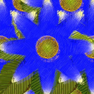 Arka planda çiçekler olan kusursuz desen