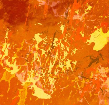 Metin için yeri olan boya lekeleriyle soyut arkaplan