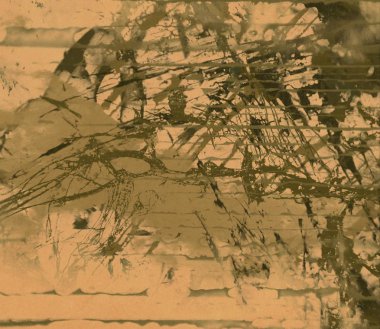 metin için alan ile arka planda soyut renkli lekeler