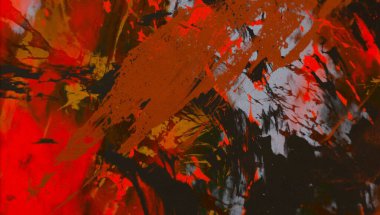 Metin için yeri olan boya lekeleriyle soyut arkaplan