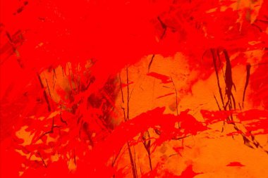 Metin için yeri olan boya lekeleriyle soyut arkaplan