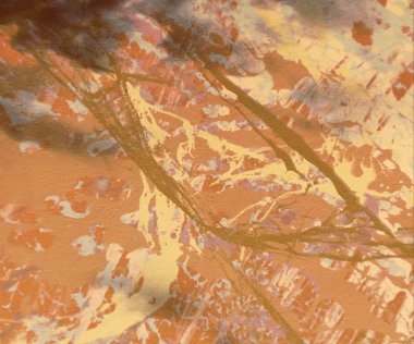 metin için alan ile arka planda soyut renkli lekeler  