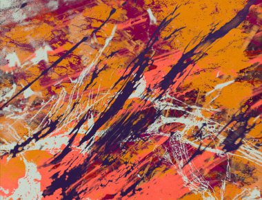 Metin için yeri olan boya lekeleriyle soyut arkaplan  