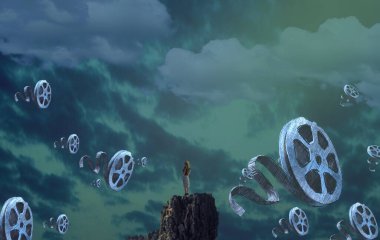 metin için alanı olan soyut kavramsal yaratıcı arkaplan 