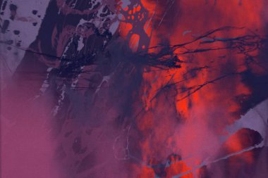 metin için alan ile arka planda soyut renkli lekeler