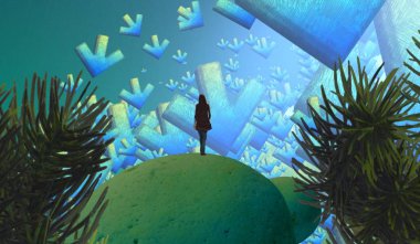 Noel dekorasyonu ağaçlı