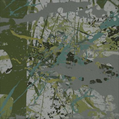 Su ile yeşil yaprakları