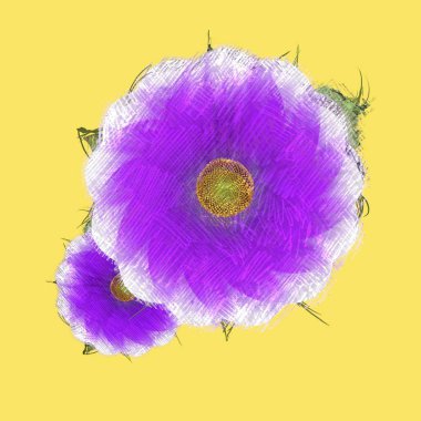 Renkli çiçek doku arka plan 