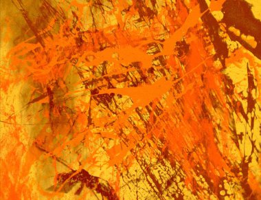 Metin için yeri olan boya lekeleriyle soyut arkaplan