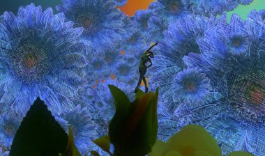 metin için alanı olan soyut kavramsal yaratıcı arkaplan 