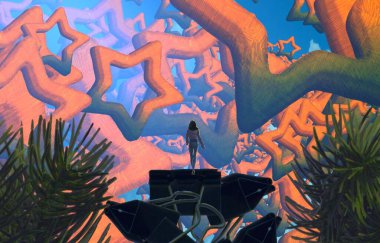 metin için alanı olan soyut kavramsal yaratıcı arkaplan 