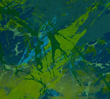 Arkaplanda soyut renkli lekeler