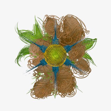 Beyaz arkaplanda Noel süslemesi