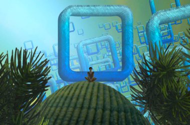 metin için alanı olan soyut kavramsal yaratıcı arkaplan 