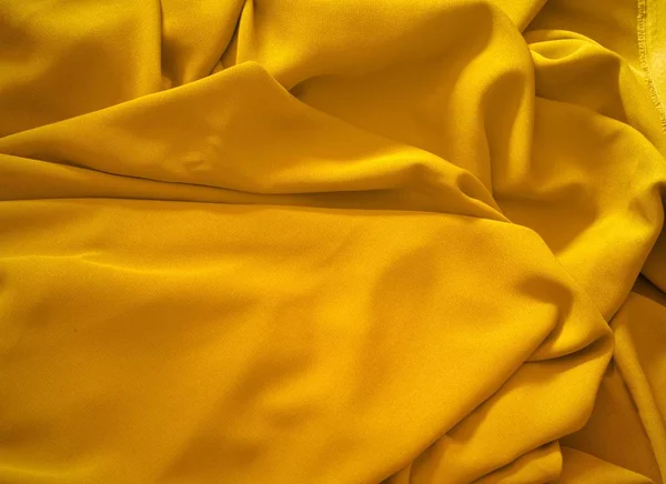 Yellow Fabric Texture Background — Stock Photo, Image