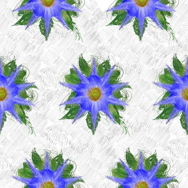 Suluboya çiçekli kusursuz desen