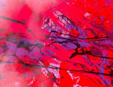 Arkaplanda soyut renkli lekeler   