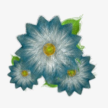 Renkli çiçek doku arka plan 