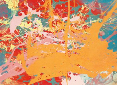 Boya lekeleriyle soyut arkaplan