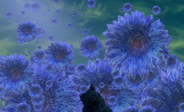 metin için alanı olan soyut kavramsal yaratıcı arkaplan 