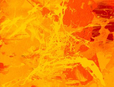 Metin için yeri olan boya lekeleriyle soyut arkaplan