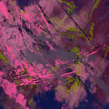 Arkaplanda soyut renkli lekeler