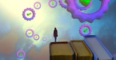 boşluk ile soyut renk arka plan