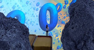 metin için alanı olan soyut kavramsal yaratıcı arkaplan 