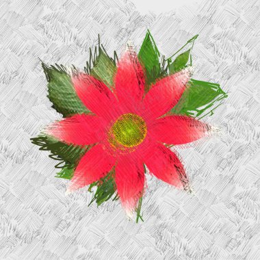 kırmızı yaprak buketi