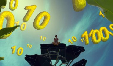 metin için alanı olan soyut kavramsal yaratıcı arkaplan 