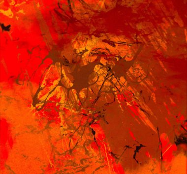 metin için alan ile arka planda soyut renkli lekeler