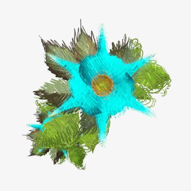 Renkli çiçek doku arka plan 