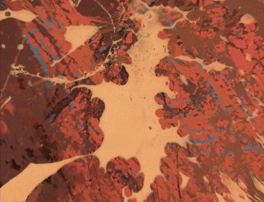 Metin için yeri olan boya lekeleriyle soyut arkaplan 