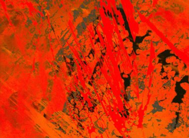 Metin için yeri olan boya lekeleriyle soyut arkaplan