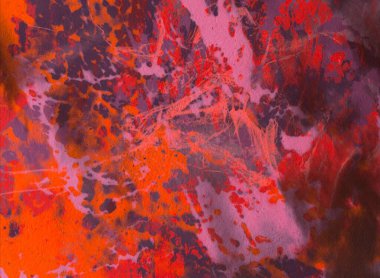 Metin için yeri olan boya lekeleriyle soyut arkaplan