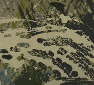 Arkaplanda soyut renkli lekeler