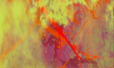 Arkaplanda soyut renkli lekeler