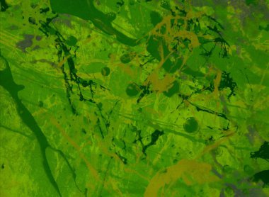 metin için alan ile arka planda soyut renkli lekeler