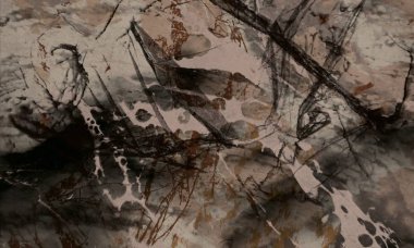 Metin için yeri olan boya lekeleriyle soyut arkaplan