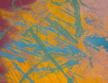 Arkaplanda soyut renkli lekeler