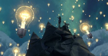 metin için alanı olan soyut kavramsal yaratıcı arkaplan 