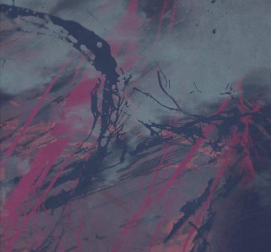 metin için alan ile arka planda soyut renkli lekeler  