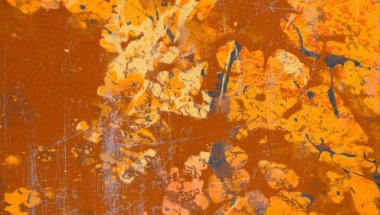 metin için alan ile arka planda soyut renkli lekeler