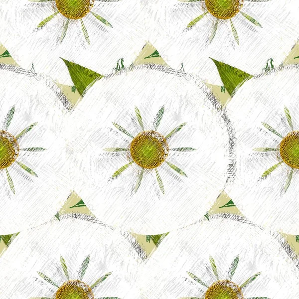 Seamless Pattern Flowers Background — Stock Photo, Image