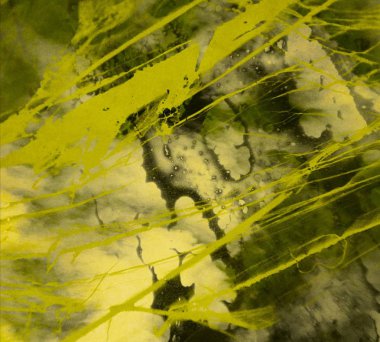 metin için alan ile arka planda soyut renkli lekeler