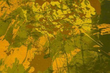 Metin için yeri olan boya lekeleriyle soyut arkaplan