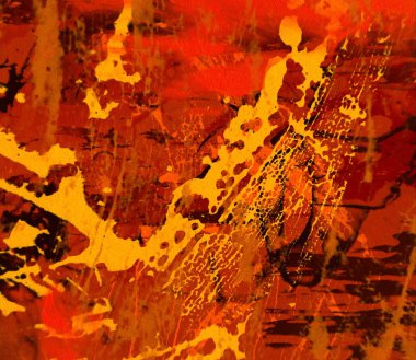 Arkaplanda soyut renkli lekeler